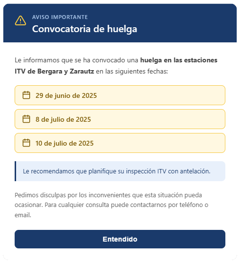 ITASUA - PopUp Huelga ITV